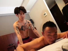 Hung Asian Kazuki Fucks Yusaku Tight Hole
