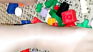 Killer nylon soles ambling on legos