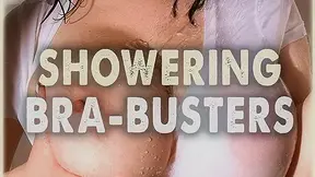 Showering Bra-busters - Beshine, Christy Marks, and Karina Hart - Scoreland