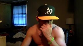 American Bryan Plays with His Dick