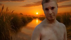 After a cold sea swimming: Mighty popshot after 20 mins of getting off! (sunset) two/two