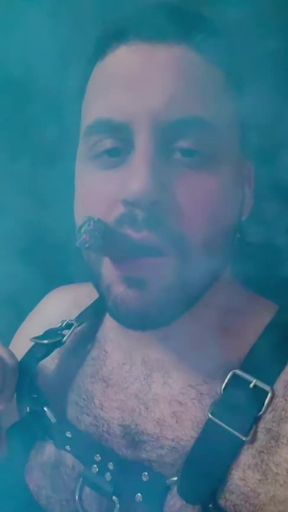 Mr Bear Cigarman Smoking
