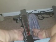 Thick crazy Latina fucks a vaccum hard
