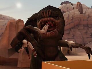 The Rancor's Final Feast Vore Animation