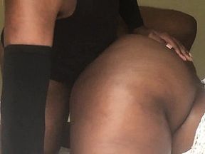 54 Inch Big Black Ass Gets Pounded & Rocked By Masked Man