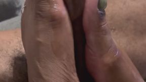 Sensual foot domination
