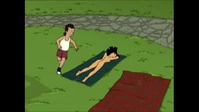 Futurama Series Nude Filter Amy In Sun Bath Scene