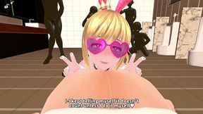 coin pussy [ hardcore fetish hentai game ] ep.4 first rimjob kiss challenge !