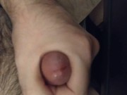 Late night close up masturbation on my desk