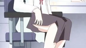 Wet petite hentai teen cunt banged