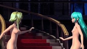 Miku and Gumi’s Steamy Unveiling in Cendrillon PV – Full Naked Fun