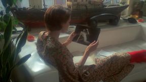 S. Kristel, C. Boisson, M. Green & J.Colletin All Nude in Emmanuelle (1974)