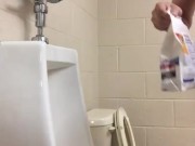Piggy urinal breakfast