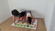 Playing Three People Twister