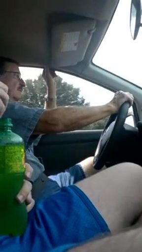 Front seat spear flash right beside taxi boy