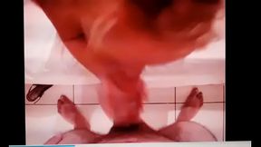 Mamada em rola gigante em cliente pauzudo Mirella