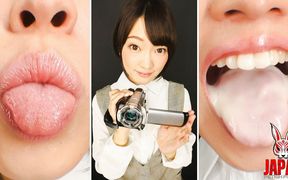 Ameri, Do You Want to Show Your Tongue and Pose My Cumshot? By Ameri Hoshi