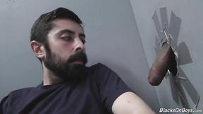 White man sucks & fucks a black meat