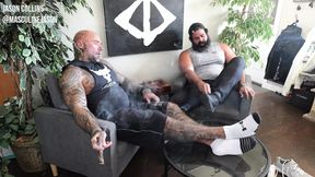 Foot Worship and Cigar Smoking with Oscar Bear