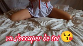 teaser du solo de l infirmiere qui se fait plaisir avec son sextoy !!