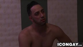 Sexy muscular Andrew and Kory hammering each others ass