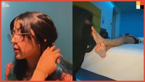 18YO Otaku Babe's Feet Are Mine To Do As I Please