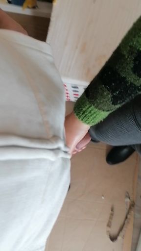 My Husband Is on Top of the Apartment, and My Lover Is Fucking Me Downstairs in a Cold Basement.