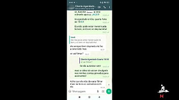 EXCLUSIVO - Marido mandou mensagem para marcar o atendimento de sua esposa
