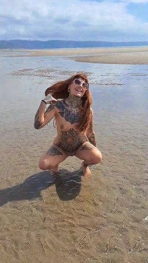Pee on Beach