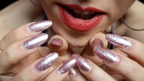 My shining nails enchants you