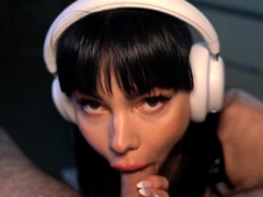 Blow your stream in the fellate of a molten gamer, darling