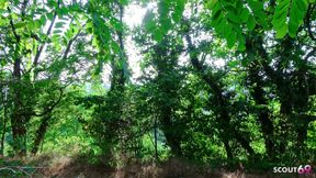 Skinny German Latina Teen Christy Ley Talk to Outdoor Fuck by Stranger