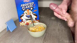 Covered Flakes Get More Coated With 12 Cords of Jizz