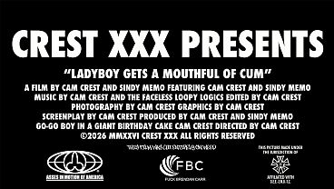 Ladyboy Gets a Mouthful of Jizz 3