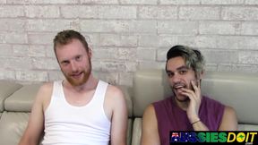 Australian Mars Thick Dick Explores Rhys Hairy Tight Asshole Raw