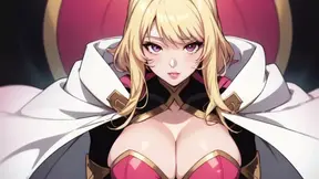 Superheroine in sexy cosplay gets pussy power