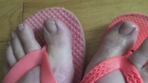 Flip Flops and Bare Feet