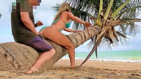 Milf teased a stranger and got a dick in her ass