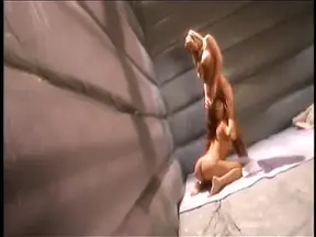 Busty beauties explore each other's tight twats