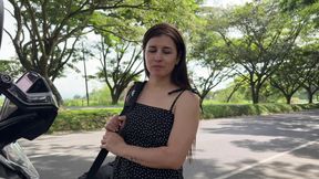 Latina Is Unfaithful to Her Truck Driver Husband for Leaving Her Lying on the Road