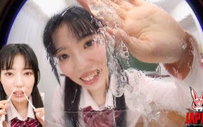 Tsubame Amai Blows Her Nose and Rubs the Mucus on Your Face - Nose Fetish
