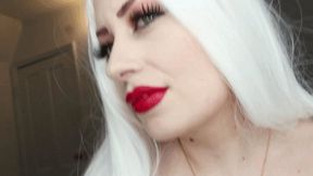 M - Sexy red lipstick