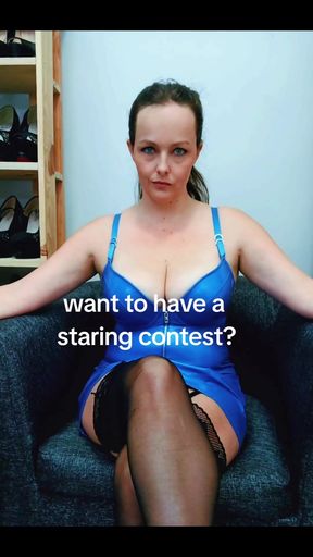 Want to Have a Staring Contest?