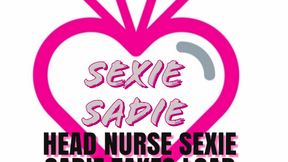 HEAD NURSE SEXIE SADIE TAKES A LOAD TO HER MOUTH