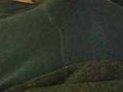 Massager makes me cum thru boxers - hands free - toes curl