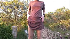 I Picked Up a Stranger To Fuck me Outdoors But he Cums too Quickly