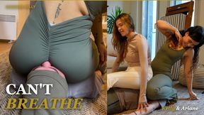 Two Latina Asses, Zero Mercy — Double Face sitting - Goddess Kely & Ariane FullHD
