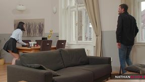 naughty teen thief lady dee caught & punished by her stepdad