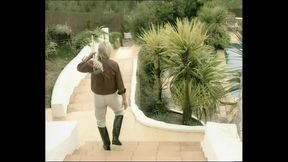 Threesome - Beatiful Blondie and Redhair Stepsis with Perfect Body Shares Stepdad