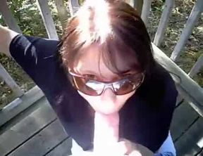 Angela smoking blowjob